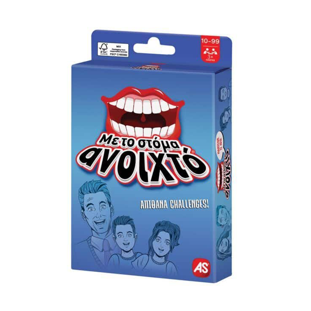 AS CompanyAS Games Παιχνίδι Με Κάρτες Με Το Στόμα Ανοιχτό Για Ηλικίες 10+ Χρονών Και 3+ Παίκτεςpapell.gr