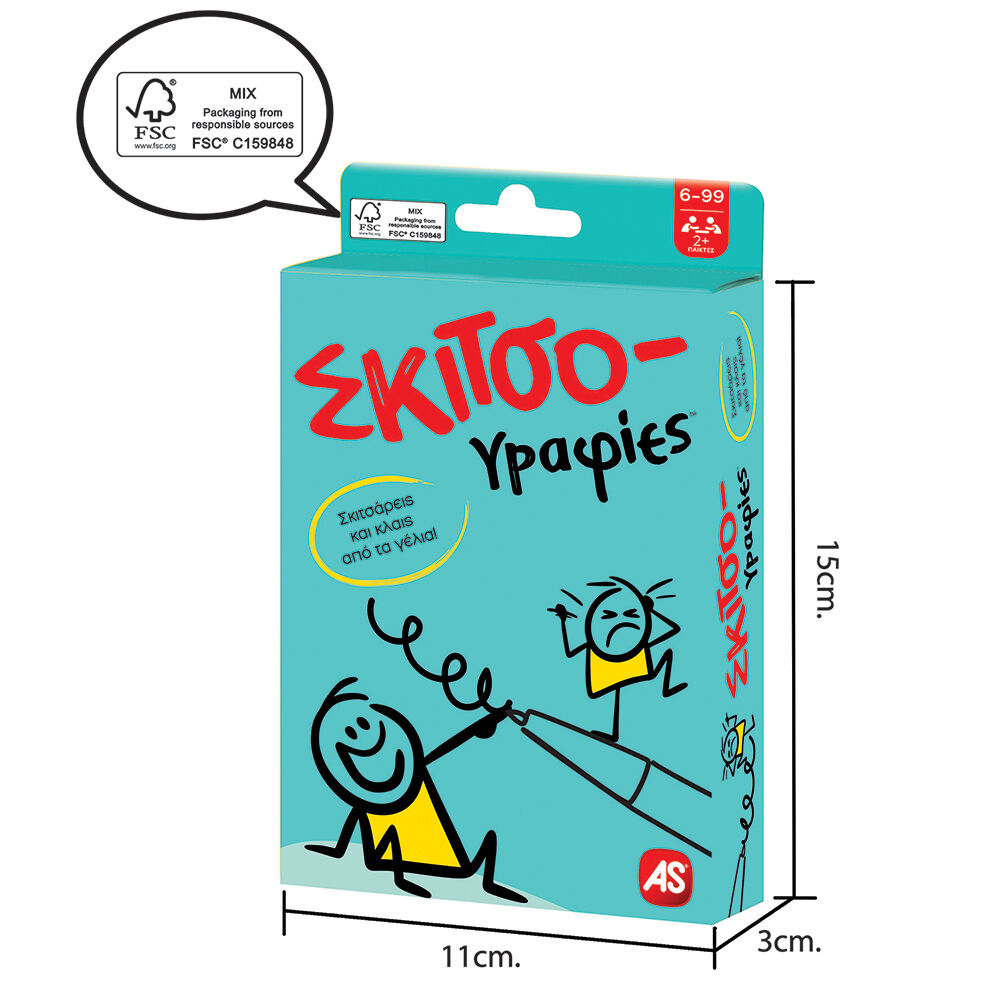 AS CompanyAS Games Παιχνίδι Με Κάρτες Σκιτσογραφίες Για Ηλικίες 6+ Χρονώνpapell.gr