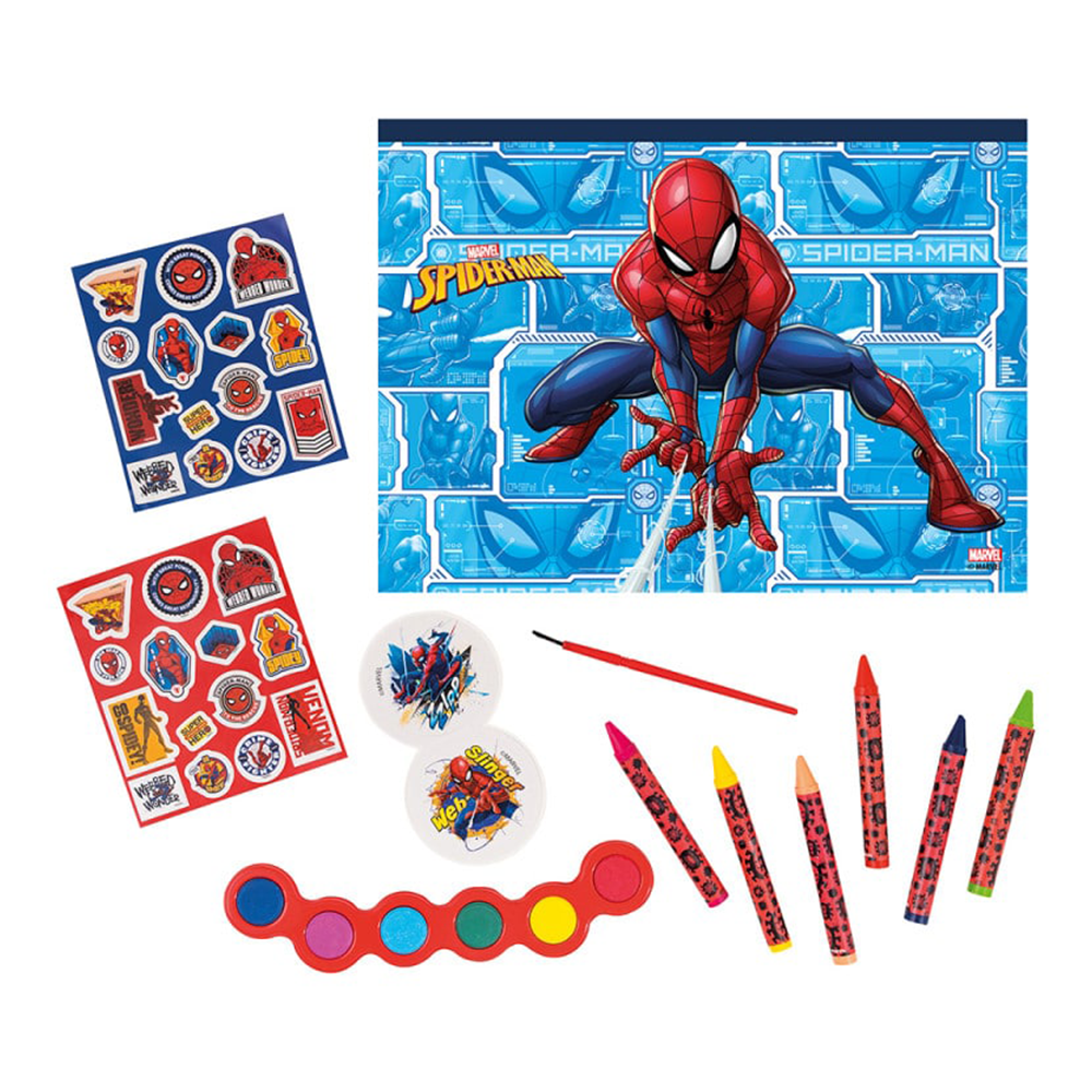 AS CompanyAS Σετ Ζωγραφικής Marvel Spiderman Σε Διάφανη Τσάνταpapell.gr
