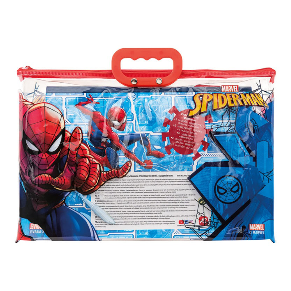 AS CompanyAS Σετ Ζωγραφικής Marvel Spiderman Σε Διάφανη Τσάνταpapell.gr