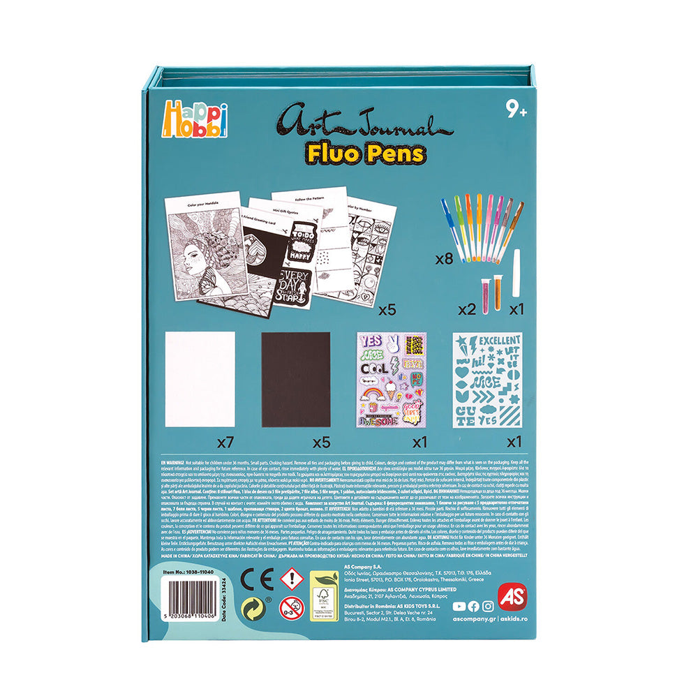 AS CompanyAS Happi Hobbi Art Journal Fluo Στυλόpapell.gr