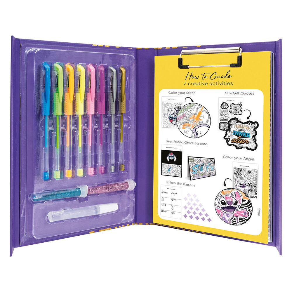 As Happi Hobbi Art Journal Fluo Στυλό Disney Stitch Για 9+ Χρονών