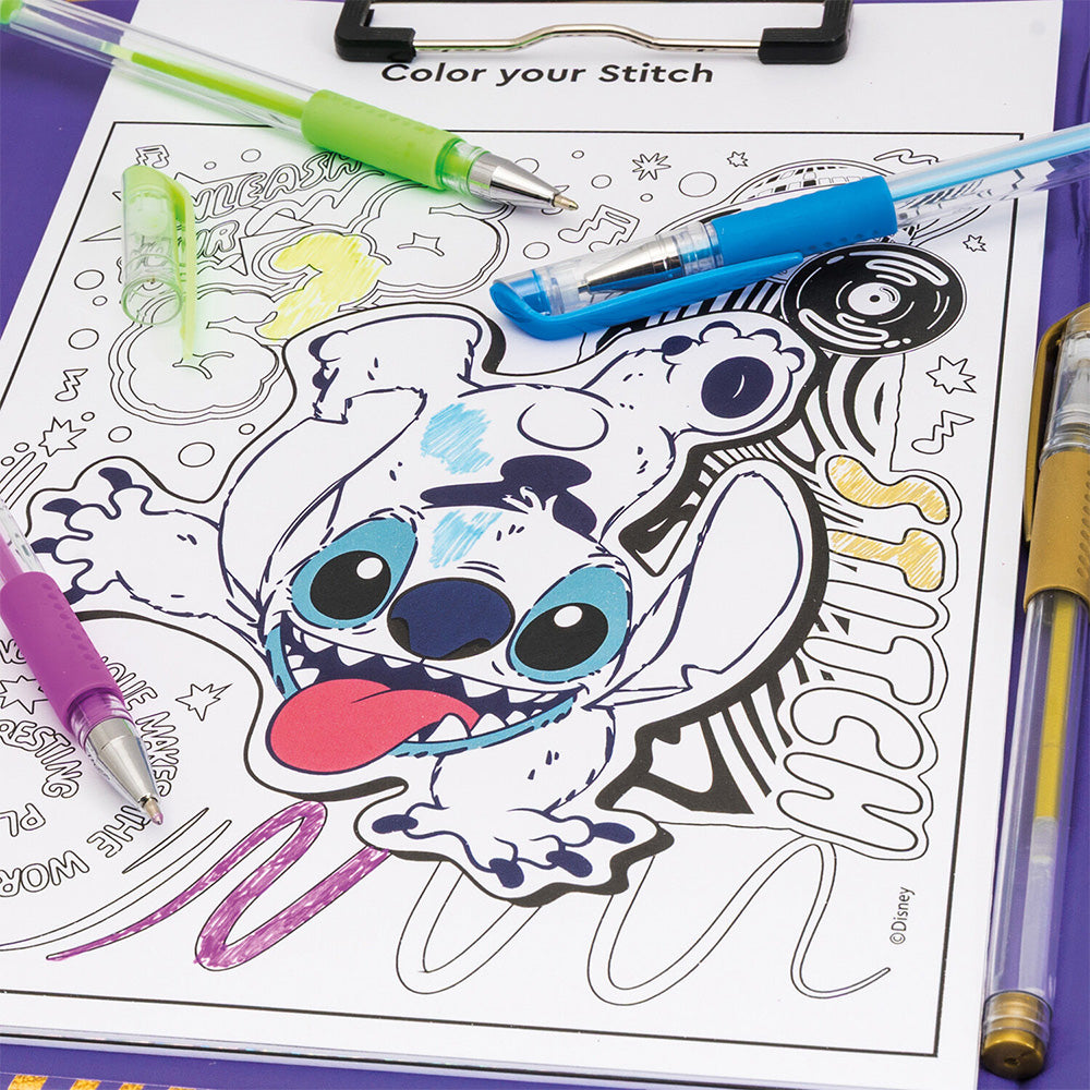 As Happi Hobbi Art Journal Fluo Στυλό Disney Stitch Για 9+ Χρονών