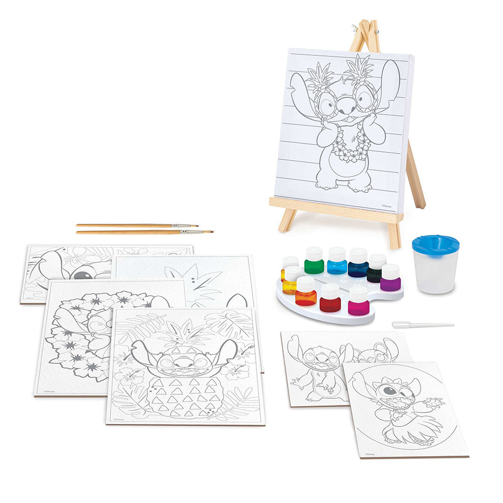 As Happi Hobbi Εργαστήριο Ζωγραφικής Disney Stitch Χρώματα Ακουαρέλας Για 7+ Χρονών