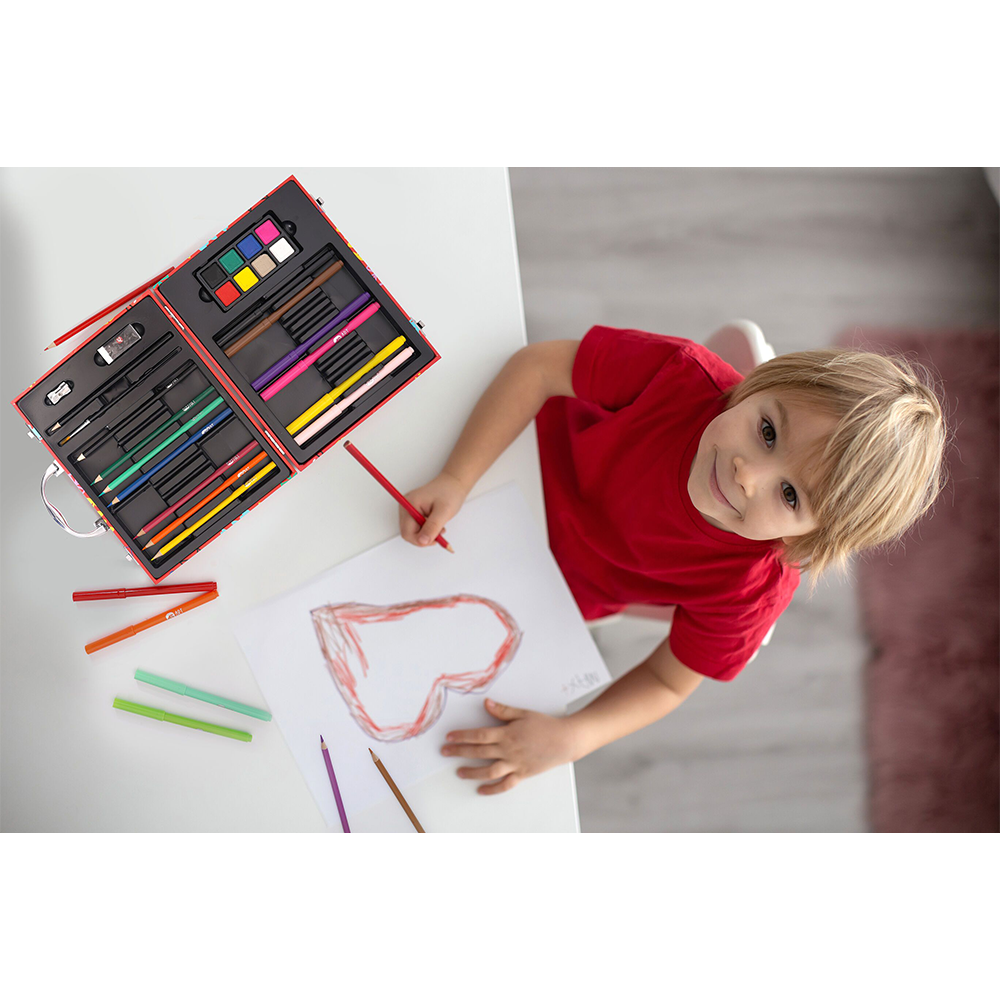 AS CompanyAS Happi Hobbi Κασετίνα Ζωγραφικής Ξύλινη Deluxe My World Με 50 Αξεσουάρpapell.gr