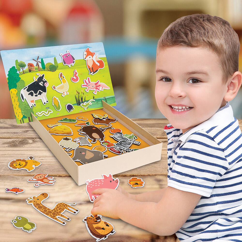 AS CompanyAs HappiHobbi Ζωάκια 45 Εκπαιδευτικοί Χάρτινοι Μαγνήτες Για 3+ Χρονώνpapell.gr