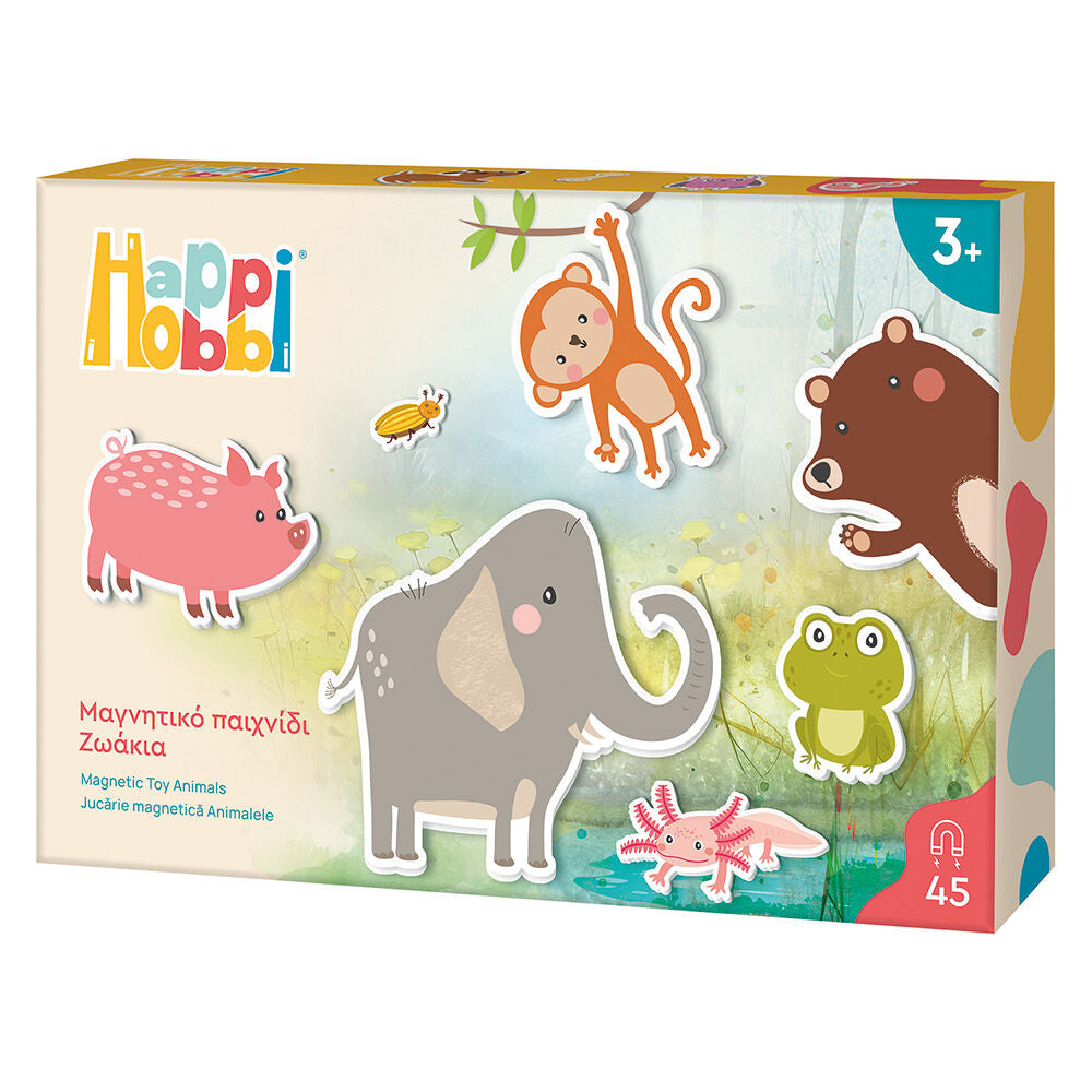 AS CompanyAs HappiHobbi Ζωάκια 45 Εκπαιδευτικοί Χάρτινοι Μαγνήτες Για 3+ Χρονώνpapell.gr