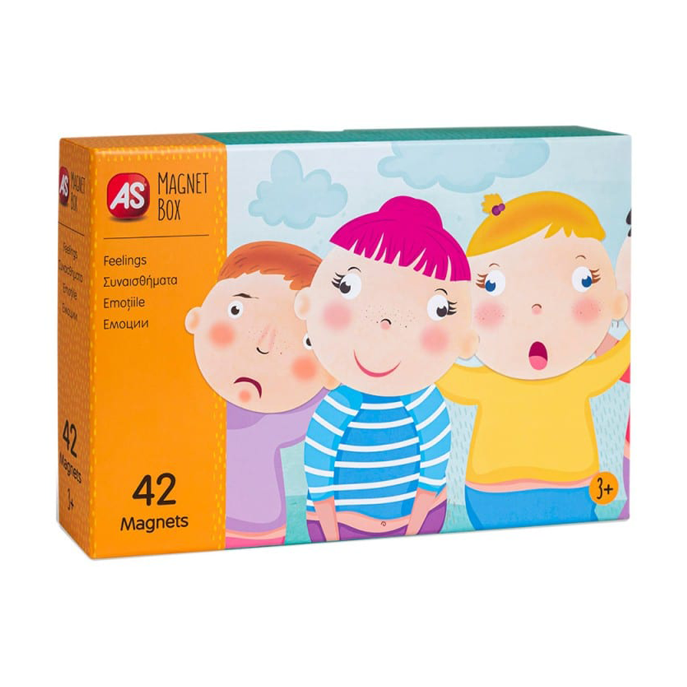 AS CompanyAS Magnet Box Συναισθήματα 42 Εκπαιδευτικοί Χάρτινοι Μαγνήτες Για 3+ Χρονώνpapell.gr