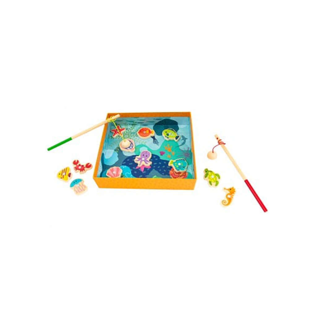 AS CompanyAS Magnet Box Θαλάσσια Ζωάκια 12 Εκπαιδευτικοί Ξύλινοι Μαγνήτες Για 2+ Χρονώνpapell.gr