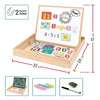 As Magnet Box Ξυλινος Μαγνητικος Επιτραπεζιος Πινακας 2 Οψεων Με 35 Μαγνητες