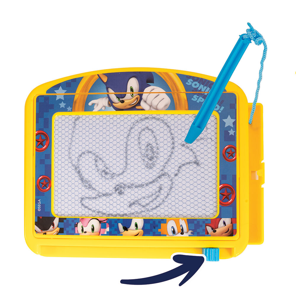 AS Πίνακας Γράψε - Σβήσε Travel Sonic The Hedgehog Για 3+ Χρονών