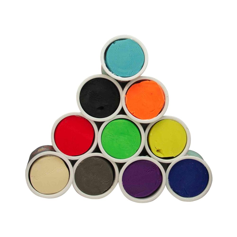 AS Πλαστελίνη Disney Cars Κουτί Με 10 Βαζάκια Και Καπάκια Καλουπάκια 500gr Για 3+ Χρονών