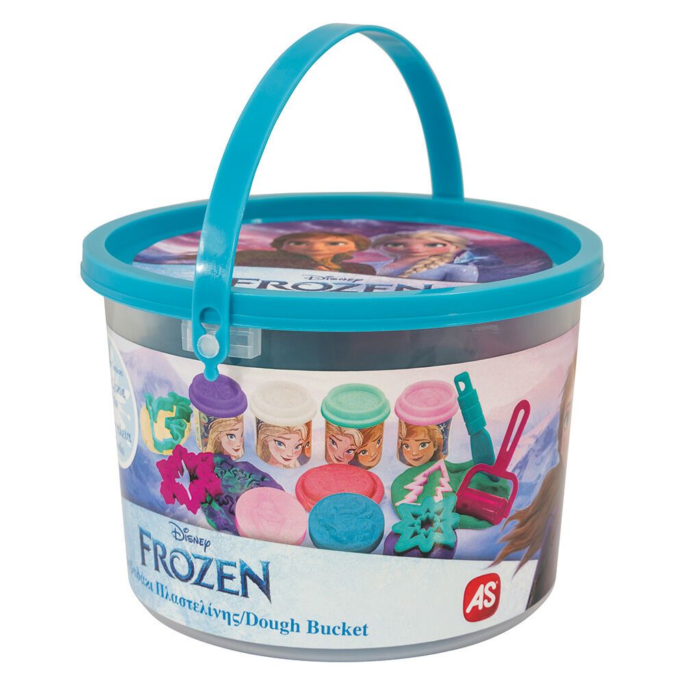 AS CompanyAS Πλαστελίνη Disney Frozen Κουβαδάκι Με 4 Βαζάκια Και 8 Εργαλεία 200 gr 3+ Χρονώνpapell.gr