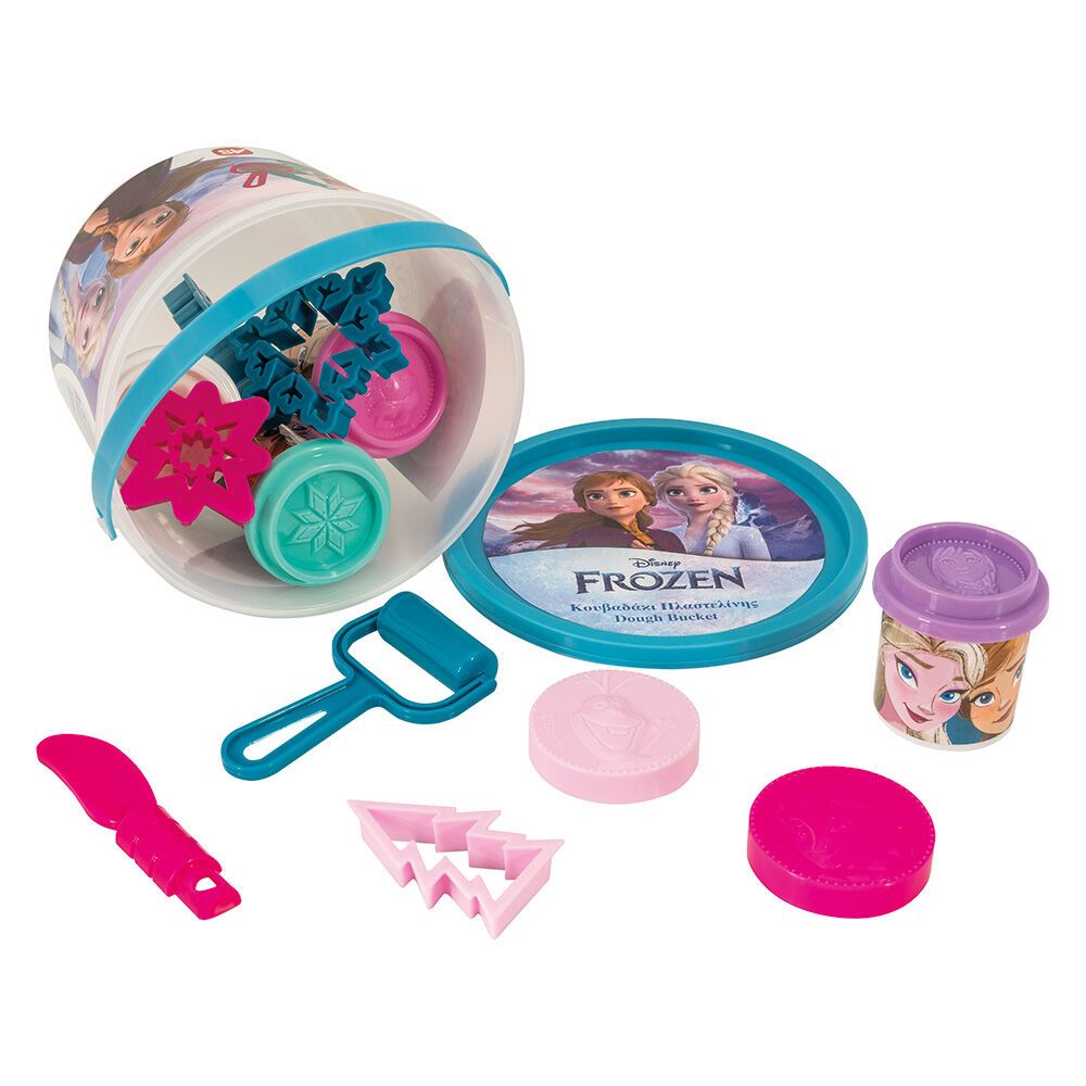 AS CompanyAS Πλαστελίνη Disney Frozen Κουβαδάκι Με 4 Βαζάκια Και 8 Εργαλεία 200 gr 3+ Χρονώνpapell.gr