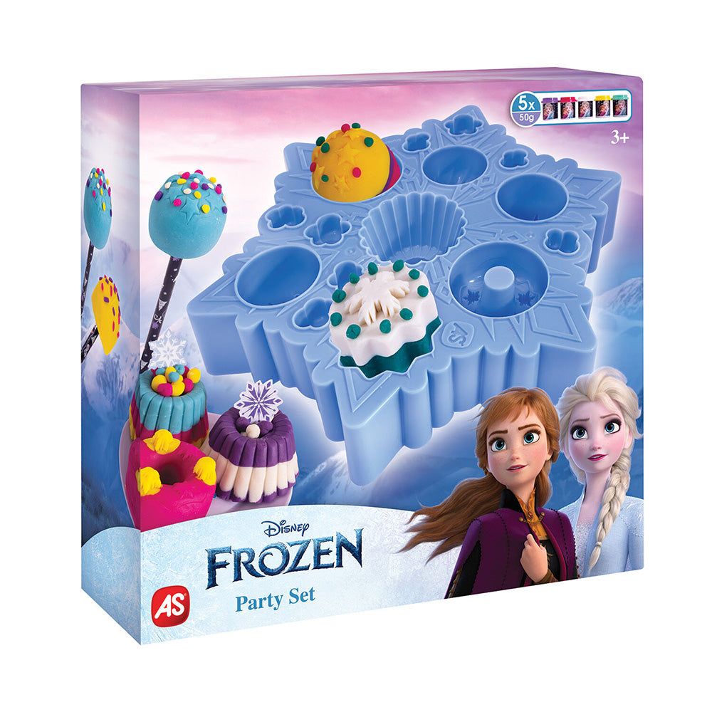 AS Πλαστελίνη Disney Frozen Πάρτυ Με 5 Βαζάκια 250γρ Για 3+ Χρονών