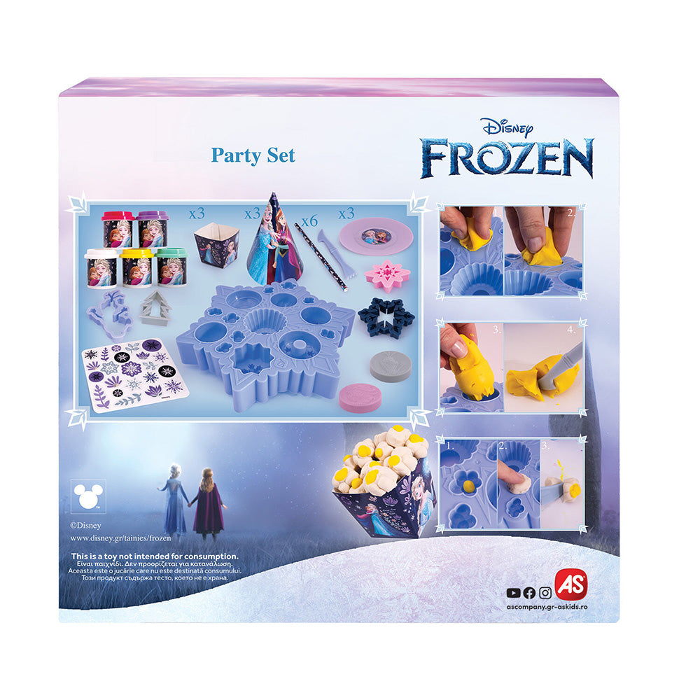 AS Πλαστελίνη Disney Frozen Πάρτυ Με 5 Βαζάκια 250γρ Για 3+ Χρονών