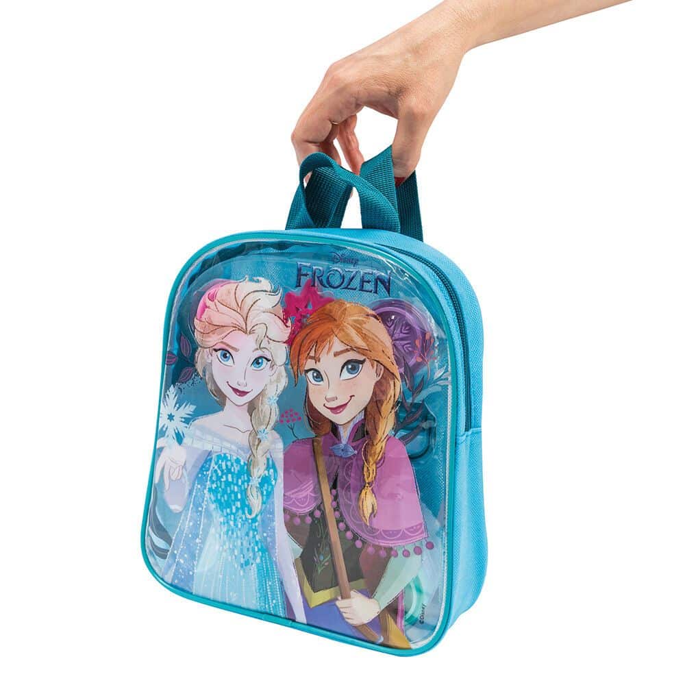 As Πλαστελινη Disney Frozen Τσαντα Πλατης Με 4 Βαζακια - Καπακια Καλουπακια Και 5 Εργαλεια 200 Gr
