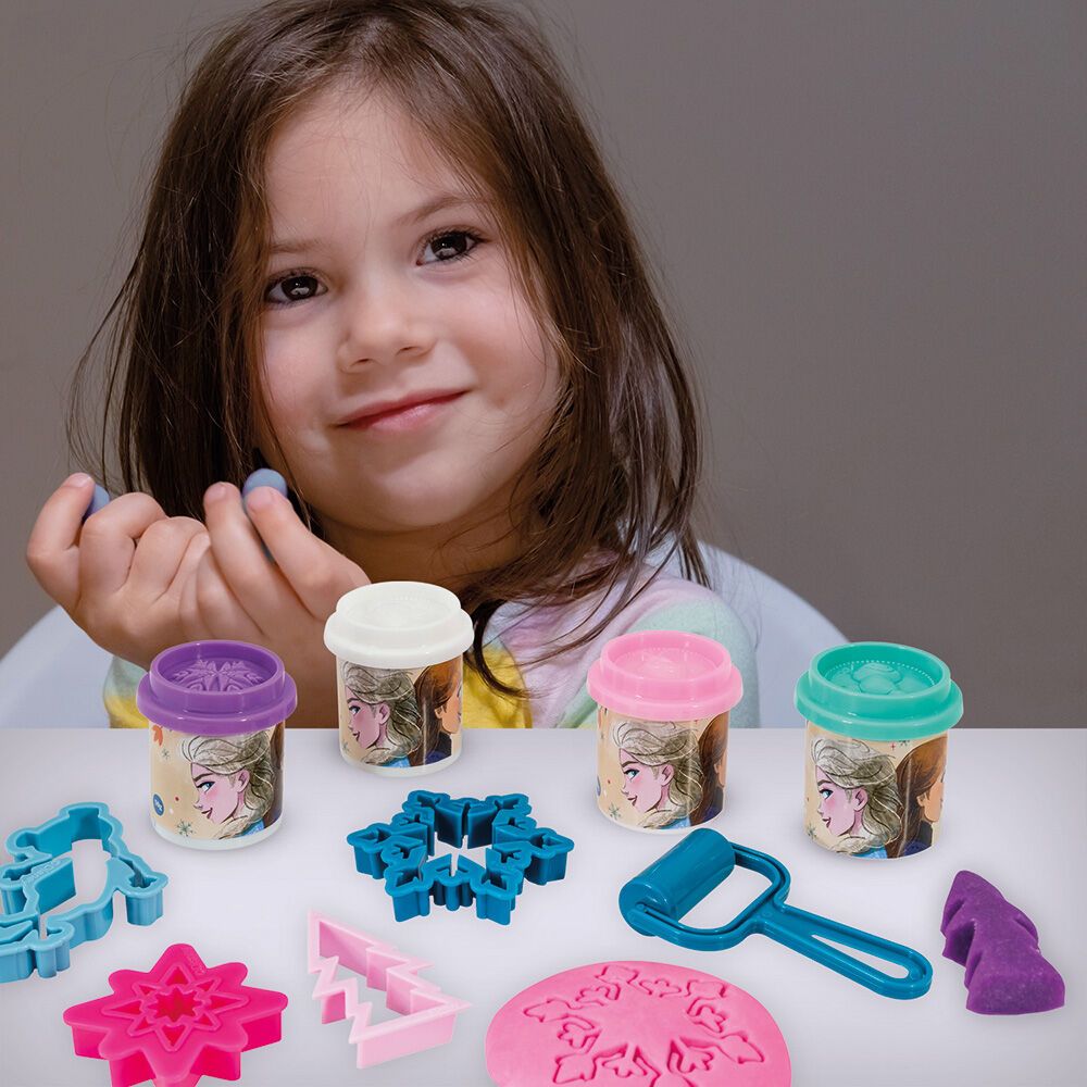 As Πλαστελινη Disney Frozen Τσαντα Πλατης Με 4 Βαζακια - Καπακια Καλουπακια Και 5 Εργαλεια 200 Gr