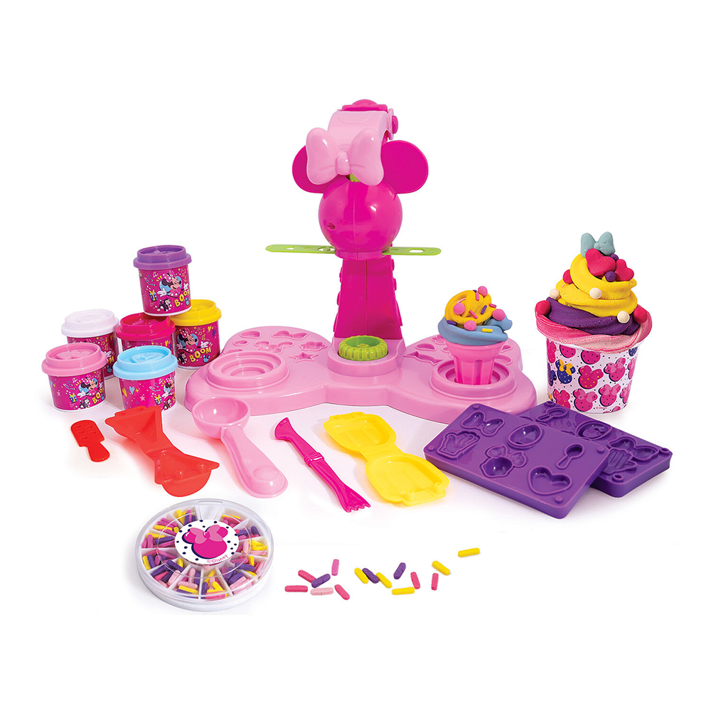 AS CompanyAS Πλαστελίνη Disney Minnie Παγωτοπλαστελίνα Με 6 Βαζάκια-Καπάκια Καλουπάκια 256 gr & Sprinklespapell.gr