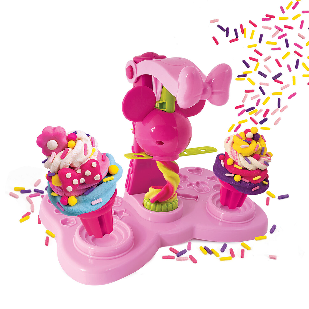 AS CompanyAS Πλαστελίνη Disney Minnie Παγωτοπλαστελίνα Με 6 Βαζάκια-Καπάκια Καλουπάκια 256 gr & Sprinklespapell.gr
