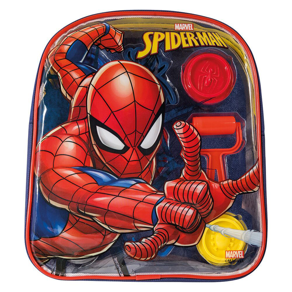AS CompanyAS Πλαστελίνη Marvel Spiderman Τσάντα Πλάτης Με 4 Βαζάκια - Καπάκια Καλουπάκια Και 5 Εργαλεία 200grpapell.gr