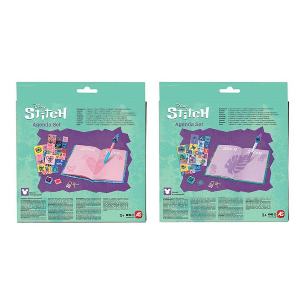 As Σετ Ατζέντα Stitch 2 Σχέδια - 1 Τμχ