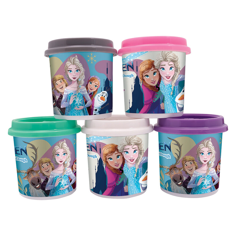 AS Πλαστελίνη Disney Frozen Σακουλάκι Με 5 Βαζάκια Και Καπάκια Καλουπάκια 570 gr Για 3+ Χρονών