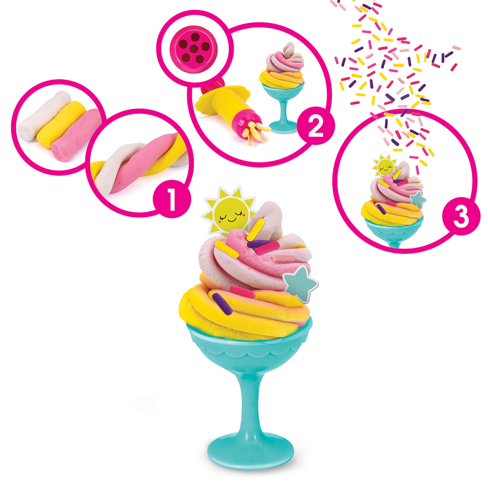 AS CompanyAS Πλαστελίνη Disney Minnie Φτιάχνω Παγωτό Με Σιρόπι Και Sprinkles Με 5 Βαζάκια 250 gr Για 3+ Χρονώνpapell.gr