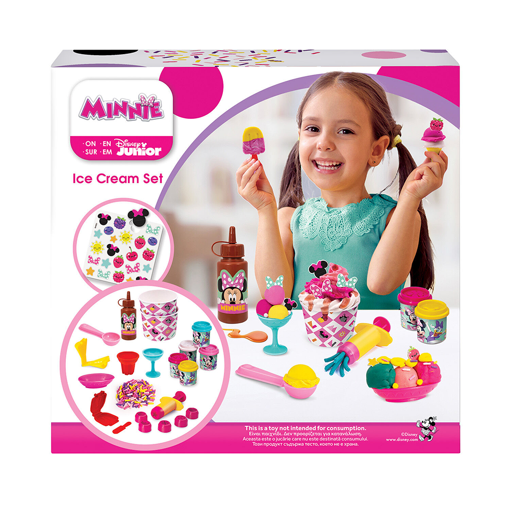 AS CompanyAS Πλαστελίνη Disney Minnie Φτιάχνω Παγωτό Με Σιρόπι Και Sprinkles Με 5 Βαζάκια 250 gr Για 3+ Χρονώνpapell.gr
