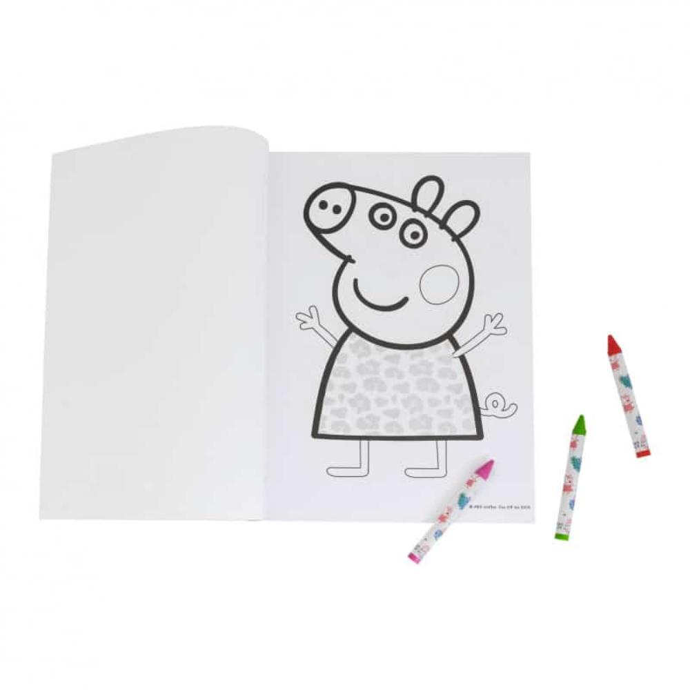 Σετ Ζωγραφικης Διαφανη Τσαντα Peppa Pig