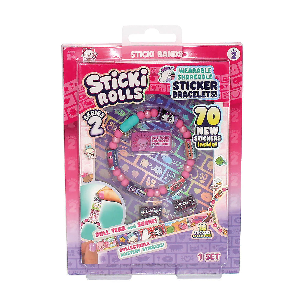 AS Sticki Rolls Σετ Βραχιολάκια με Αυτοκόλλητα Μονή Συσκευασία Για 6+ Χρονών