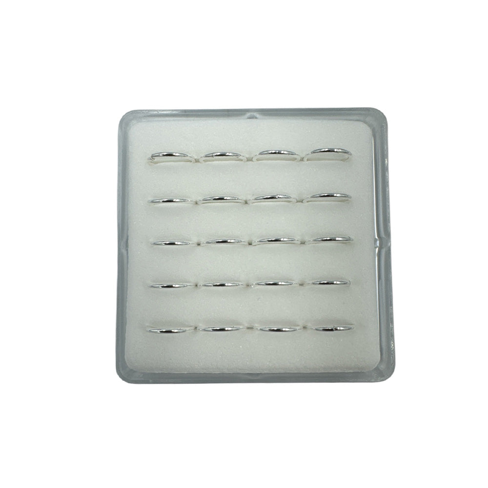 AsimiAsimi Ασημένιο Κρικάκι Μύτης 1.0χ10 mm - 1 Τμχpapell.gr