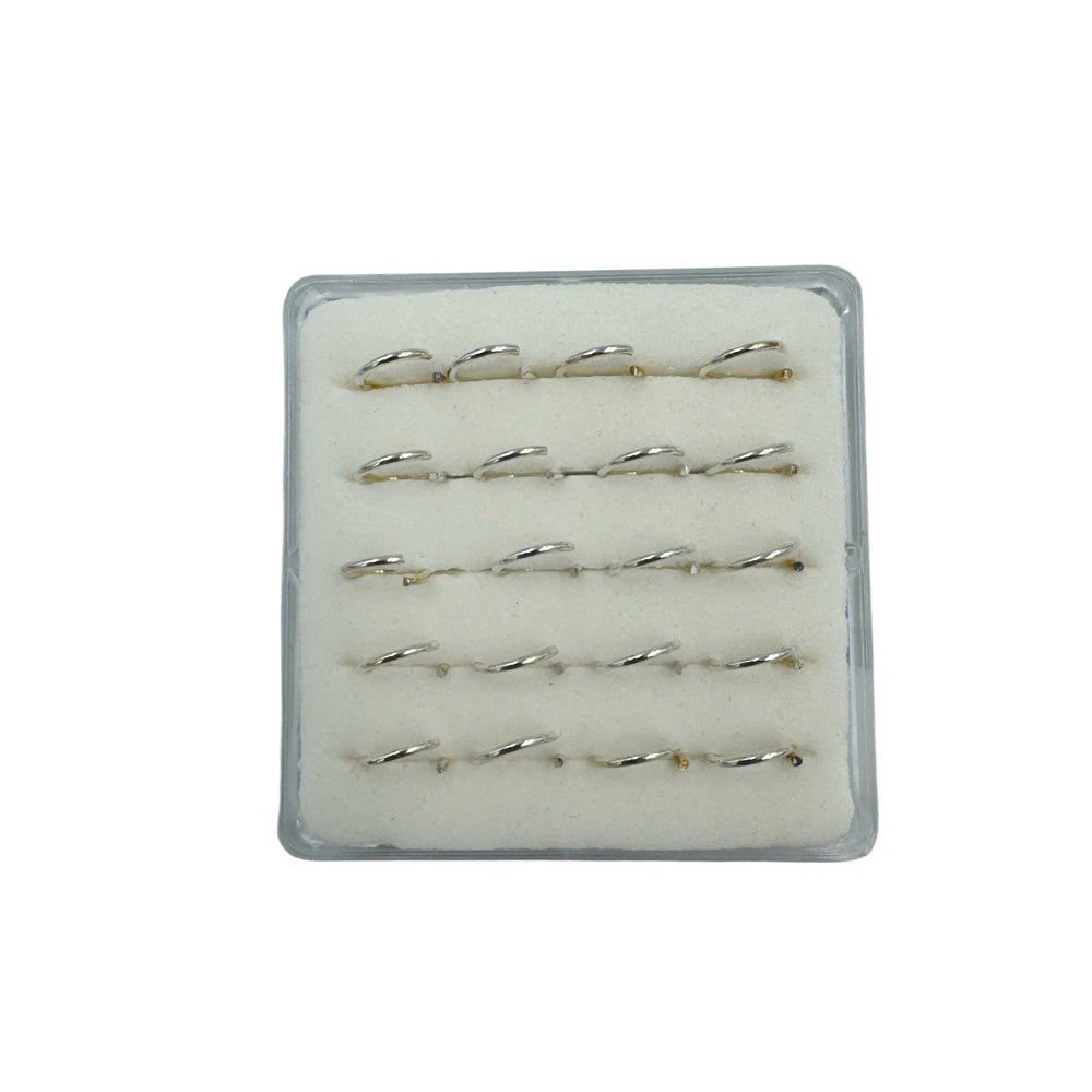 AsimiAsimi Ασημένιο Κρικάκι Μύτης 1.0χ8 mm - 1 Τμχpapell.gr