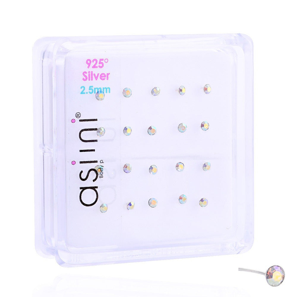 AsimiAsimi Ασημένιο Σκουλαρίκι Μύτης Ίριδα 2.5mm - 1 Τμχpapell.gr