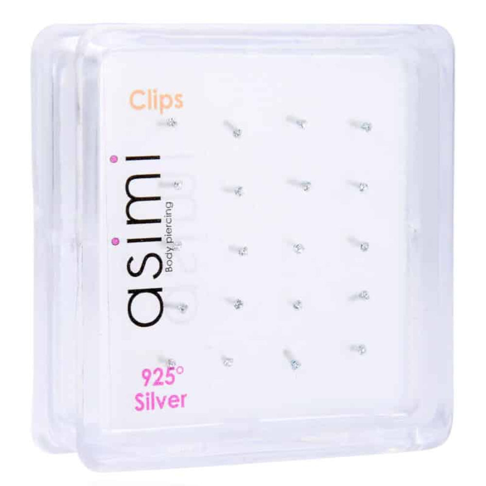 AsimiAsimi Ασημένιο Σκουλαρίκι Μύτης Ζιρκόν 1.2 mm - 1 Τμχpapell.gr