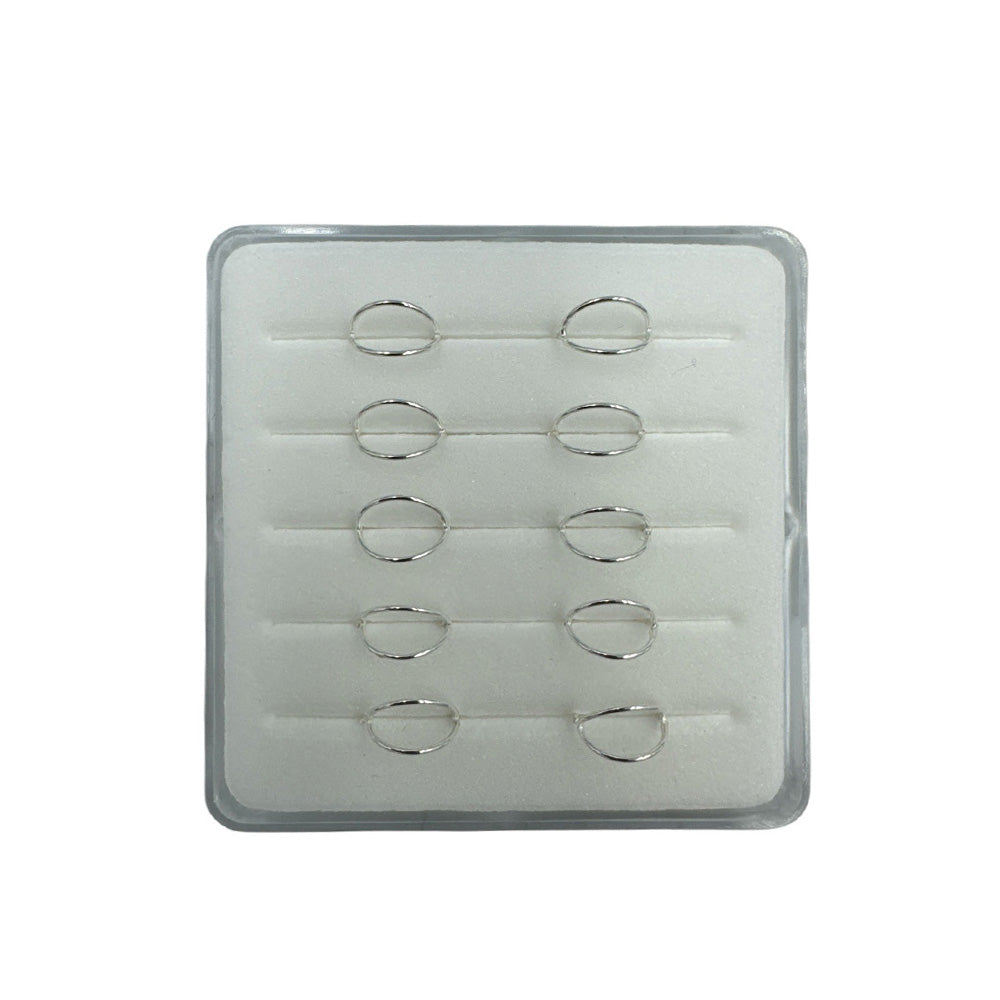 AsimiAsimi Ασημένιος Διπλός Κρίκος Μύτης 8mm - 1 Τμχpapell.gr