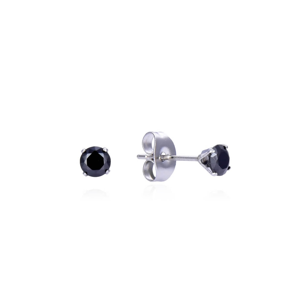 Asimi_3-8mm_Surgical_Steel_316L_Earring_With_Black_CZ_Stones_C20006_3