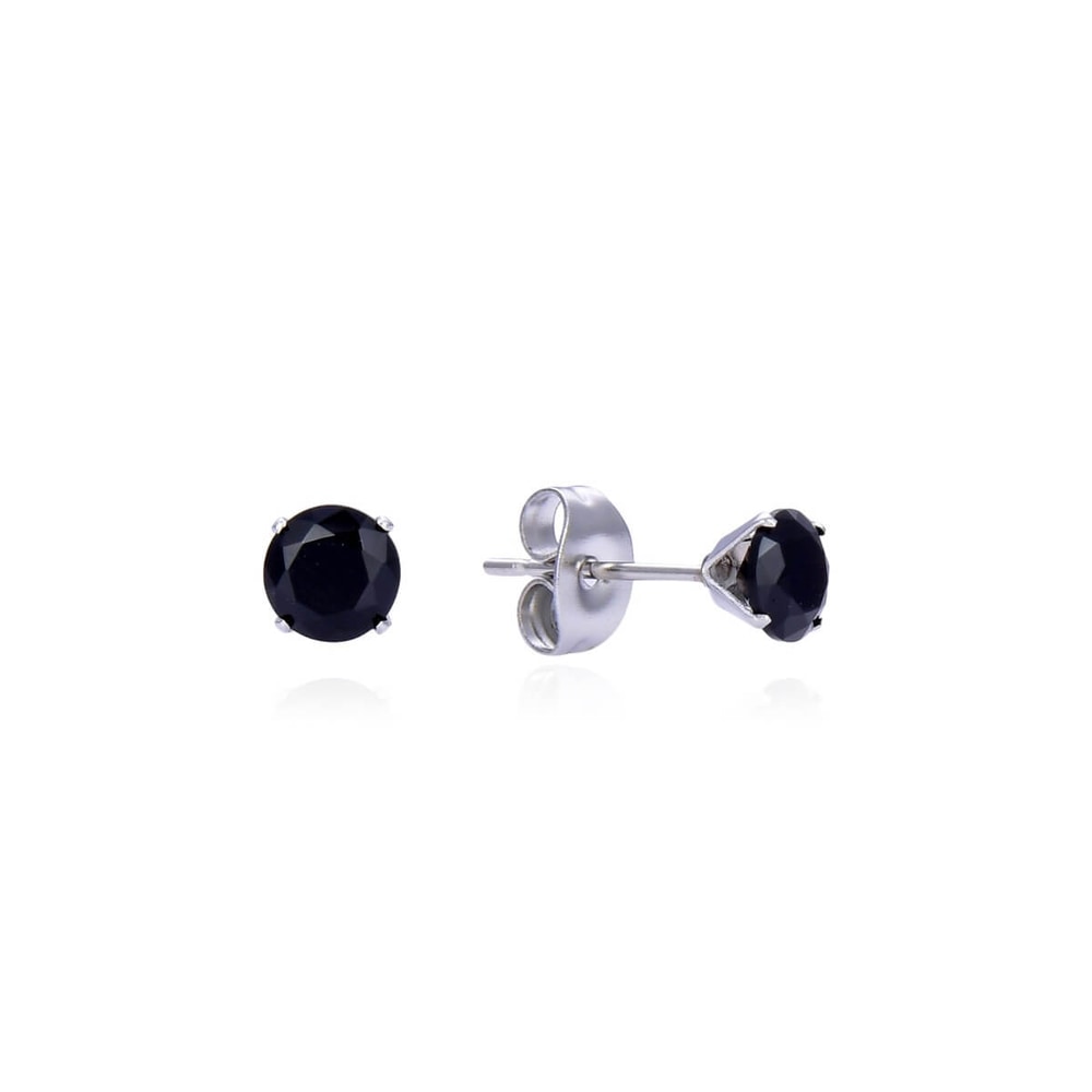 Asimi_3-8mm_Surgical_Steel_316L_Earring_With_Black_CZ_Stones_C20006_4