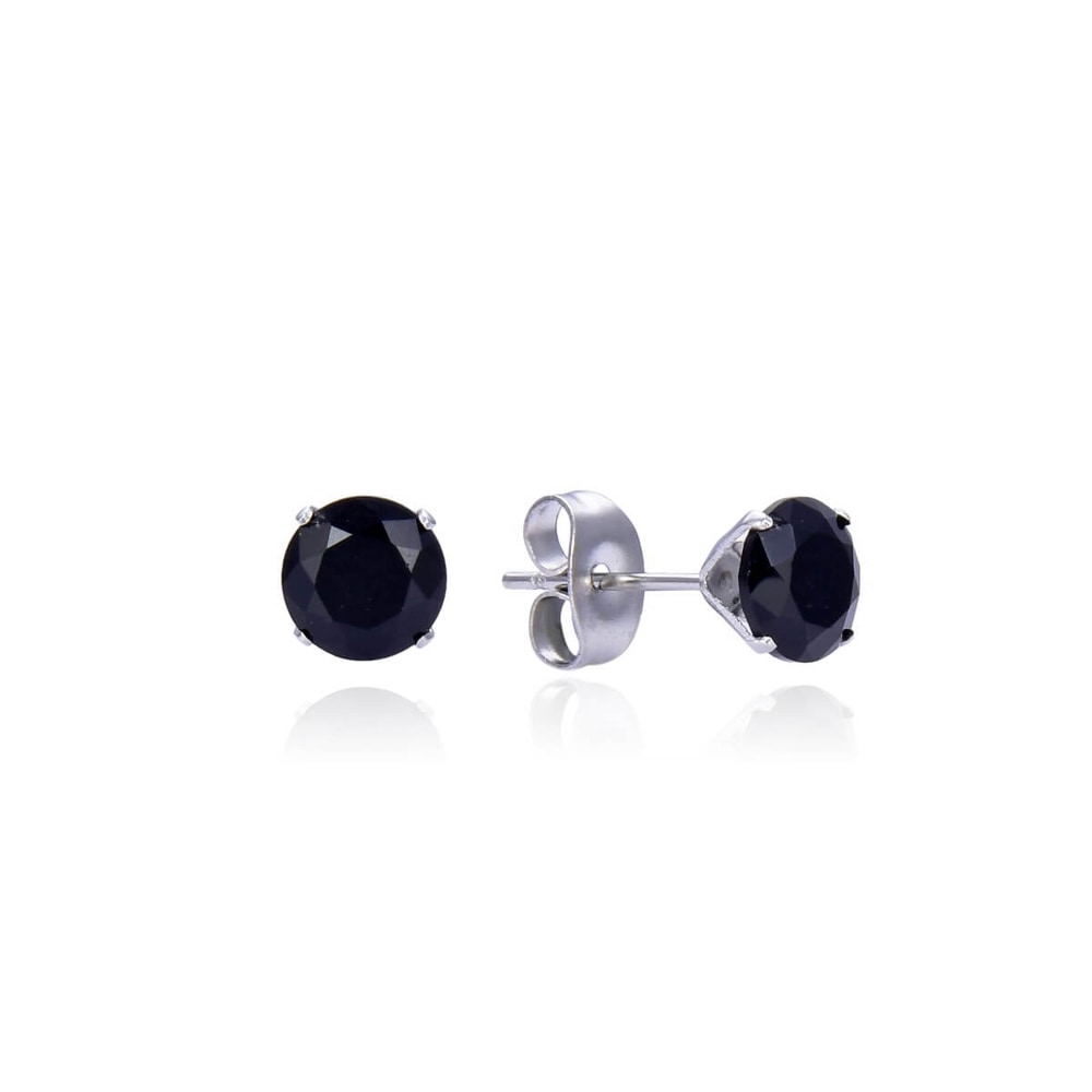 Asimi_3-8mm_Surgical_Steel_316L_Earring_With_Black_CZ_Stones_C20006_5