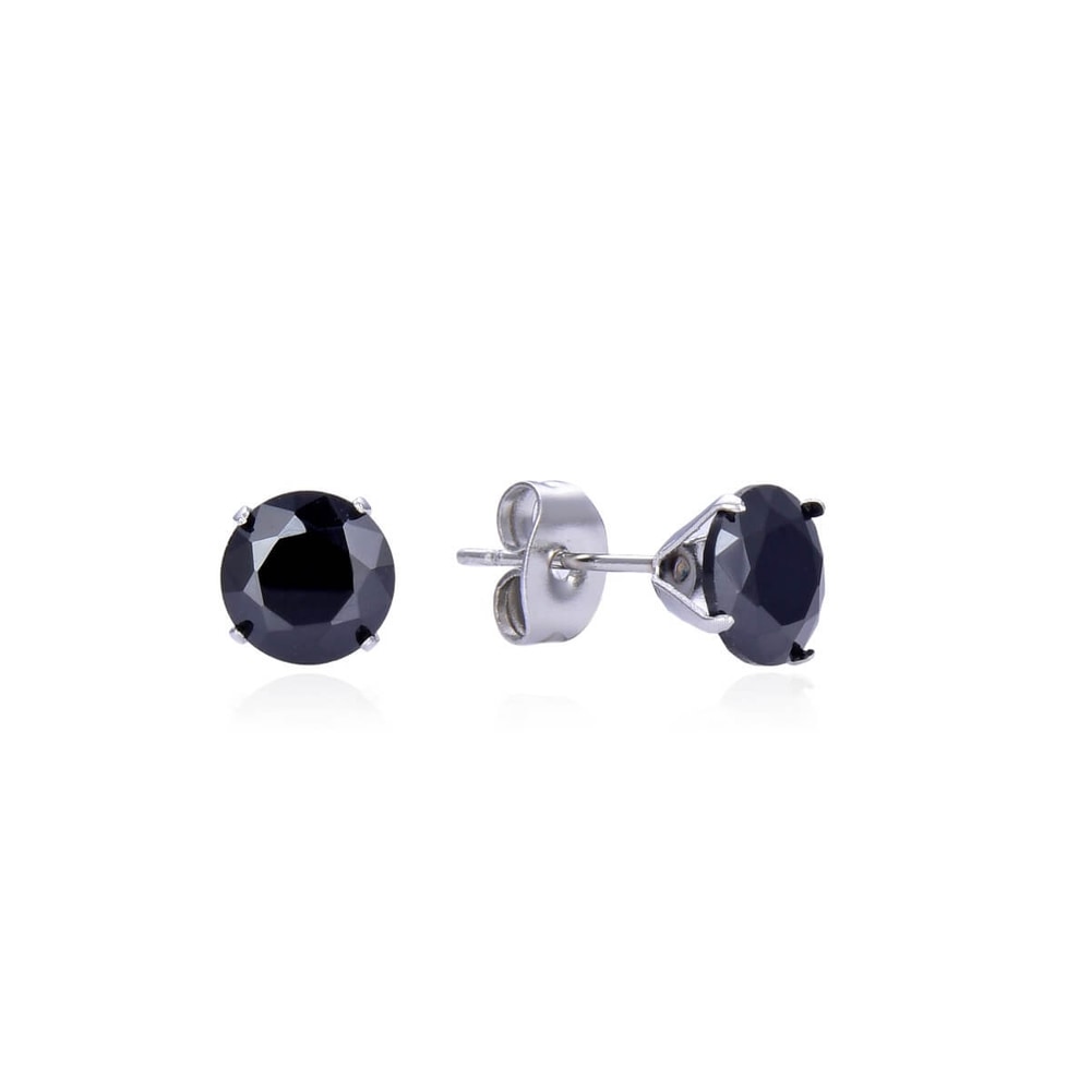 Asimi_3-8mm_Surgical_Steel_316L_Earring_With_Black_CZ_Stones_C20006_6