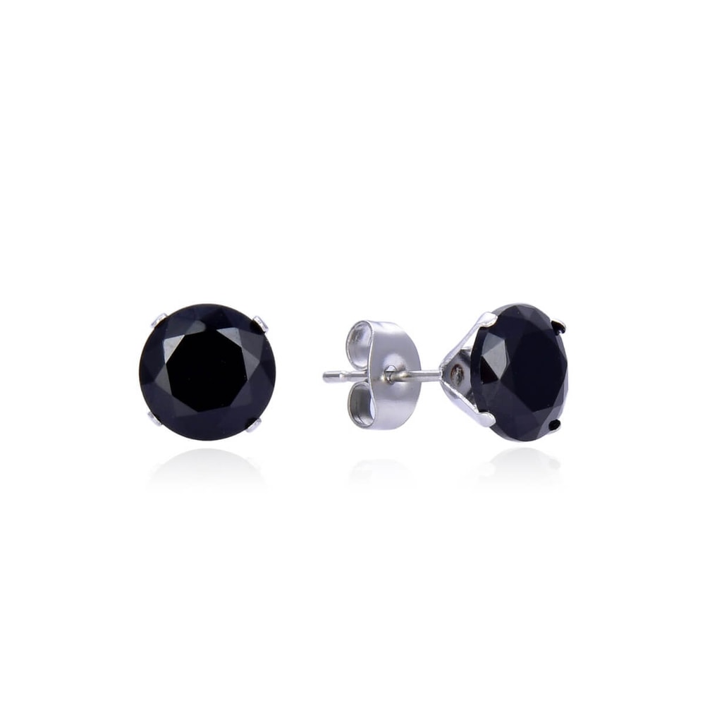 Asimi_3-8mm_Surgical_Steel_316L_Earring_With_Black_CZ_Stones_C20006_7