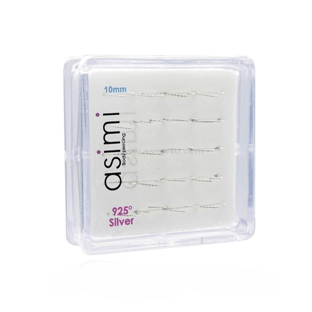 AsimiAsimi Ασημένιος Στριφτός Κρίκος Μύτης 10mm - 1 Τμχpapell.gr