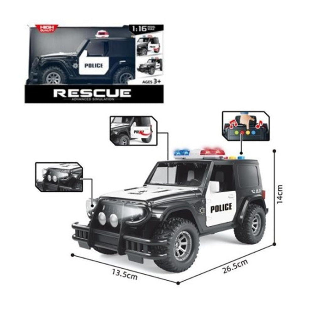 Αστυνομικό Όχημα Friction 1:16 Με Ήχο & Φως 26x14x13 εκ