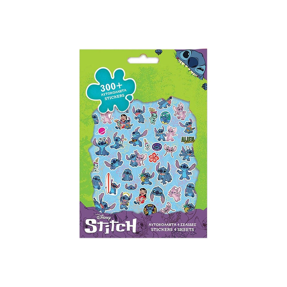 DiakakisΑυτοκόλλητα Μπλοκ Disney Lilo And Stitch 300 Τμχpapell.gr