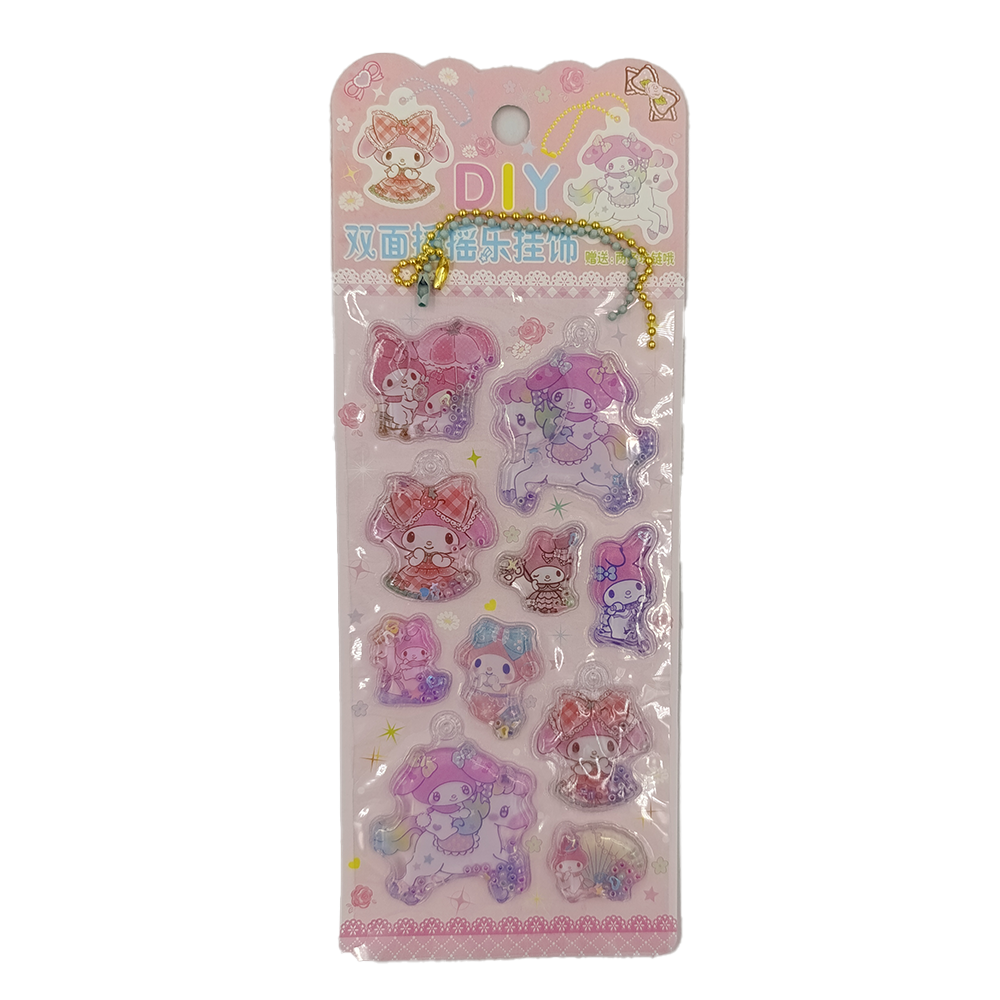 Αυτοκόλλητα Παιδικά Sanrio Με Νερό 4 Σχέδια