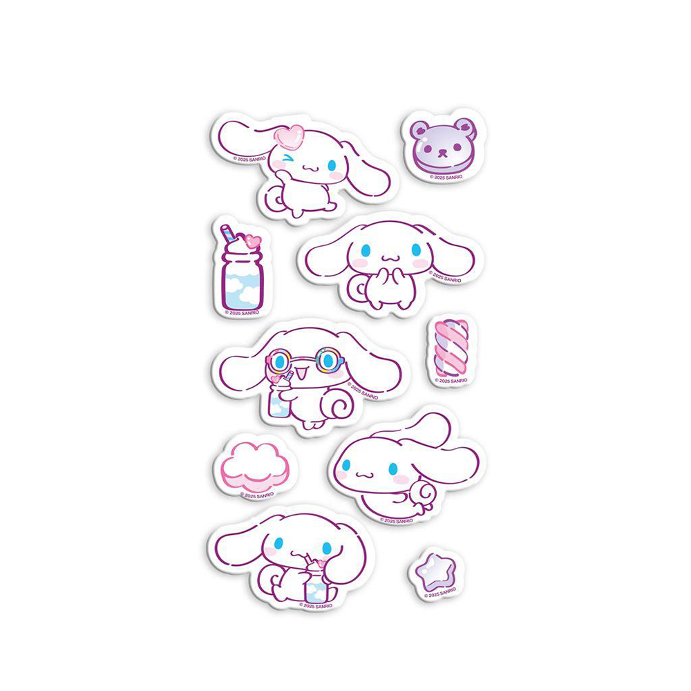 Αυτοκόλλητα Puffy Cinnamoroll 10x22εκ