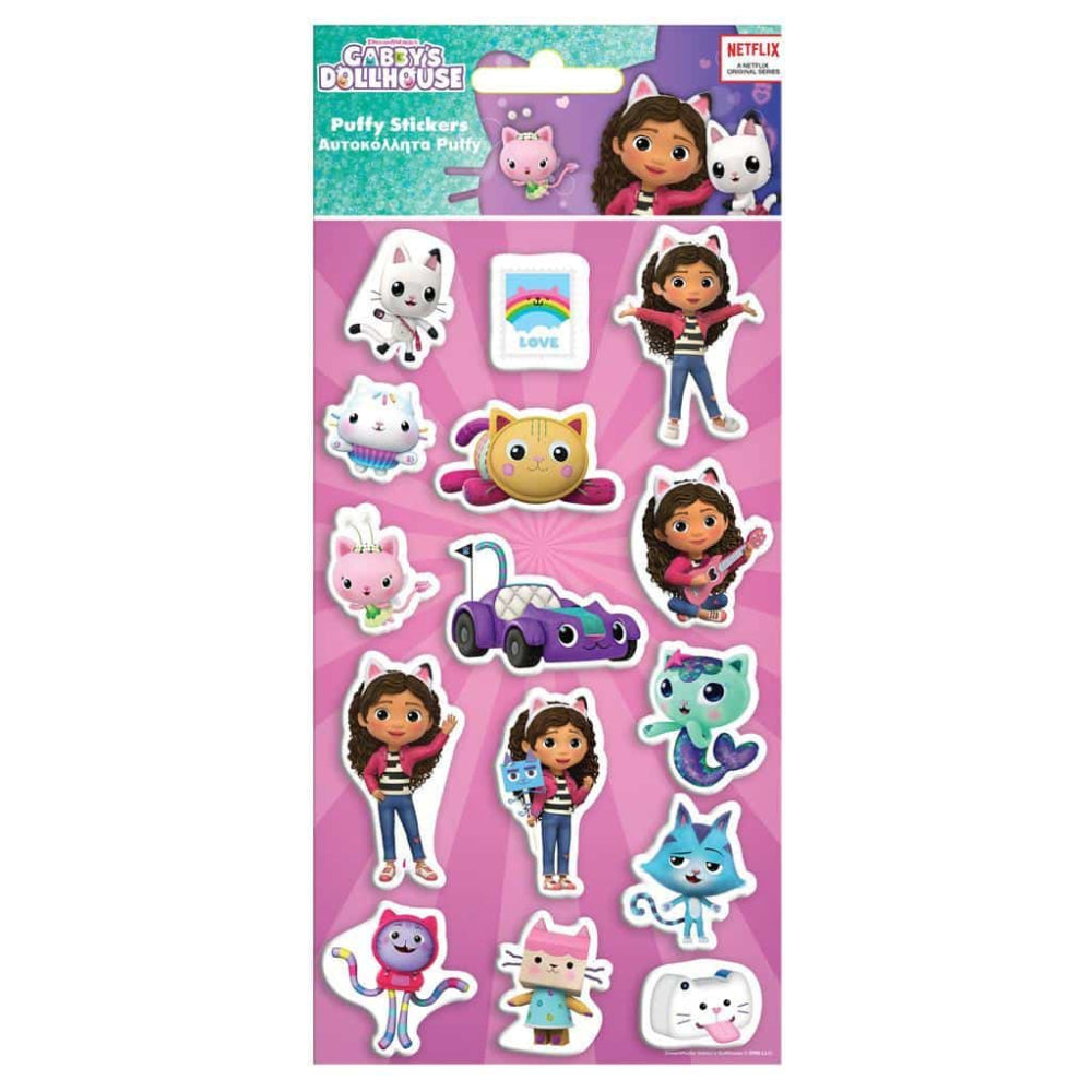 Αυτοκολλητα Puffy 10X22Ek Gabbys Dollhouse