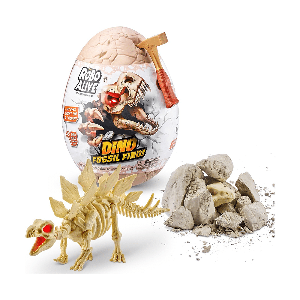 ZuruZuru Αυγό Dino Fossil Robo Alive Series 1 (4 Σχέδια) - 1 Τμχpapell.gr