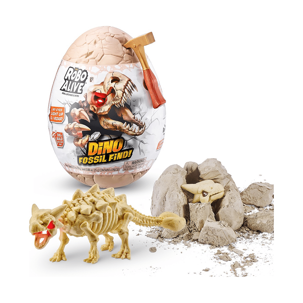ZuruZuru Αυγό Dino Fossil Robo Alive Series 1 (4 Σχέδια) - 1 Τμχpapell.gr