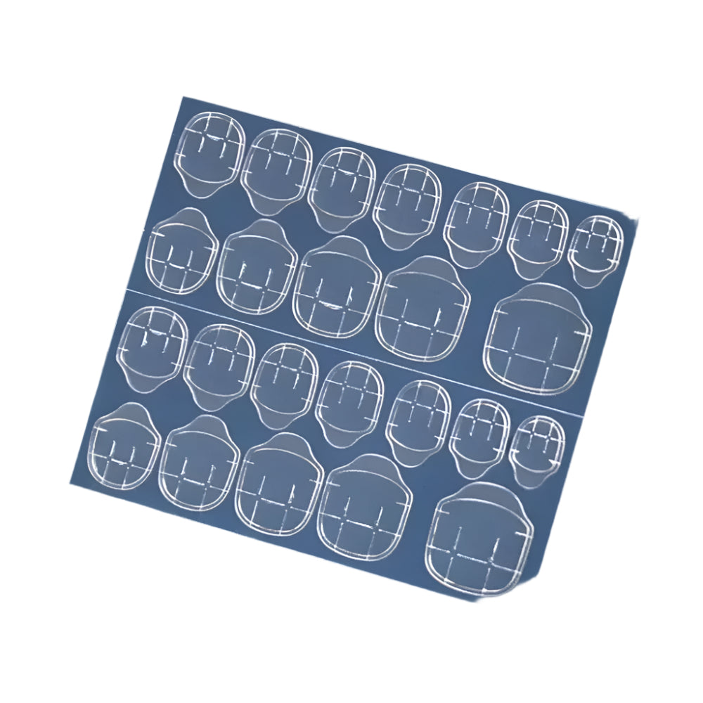 Αυτοκόλλητα Διπλής Όψης Νυχιών Tips 24 Tμχ